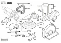 Bosch 0 601 752 920 Gws 230 J Angle Grinder 230 V / Eu Spare Parts